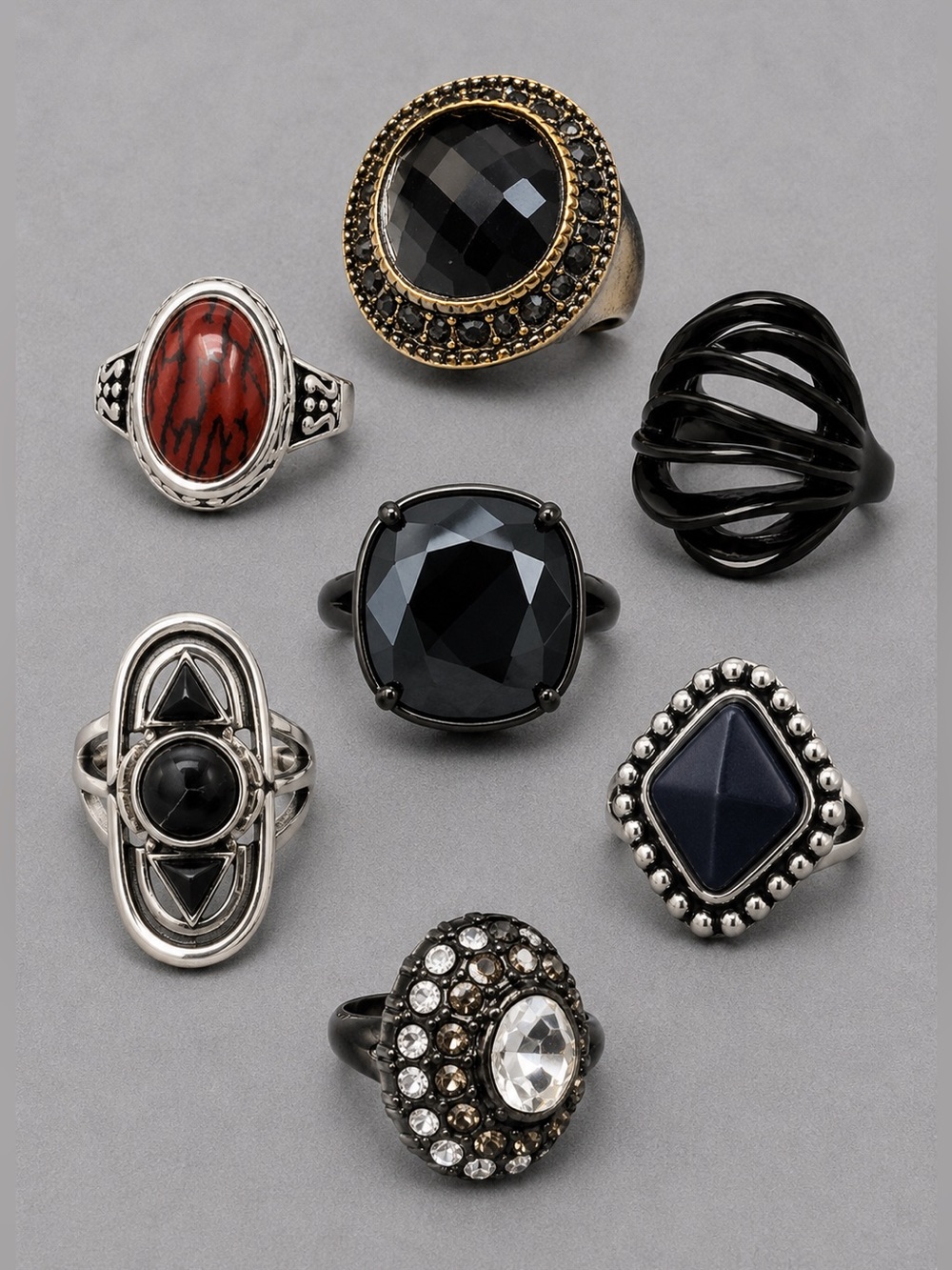 Reseller Bundle Premier Designs Rings Lot of 20 Rings, 7 Designs, Sizes 5-11 NEW